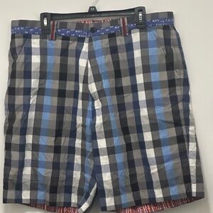 Robert Graham shorts in blue plaid